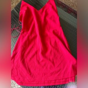 Red Backless Dress